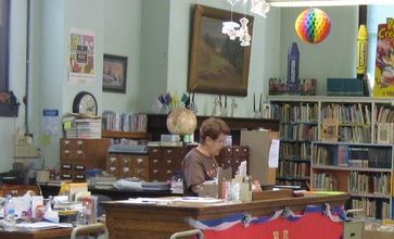 Working at the library